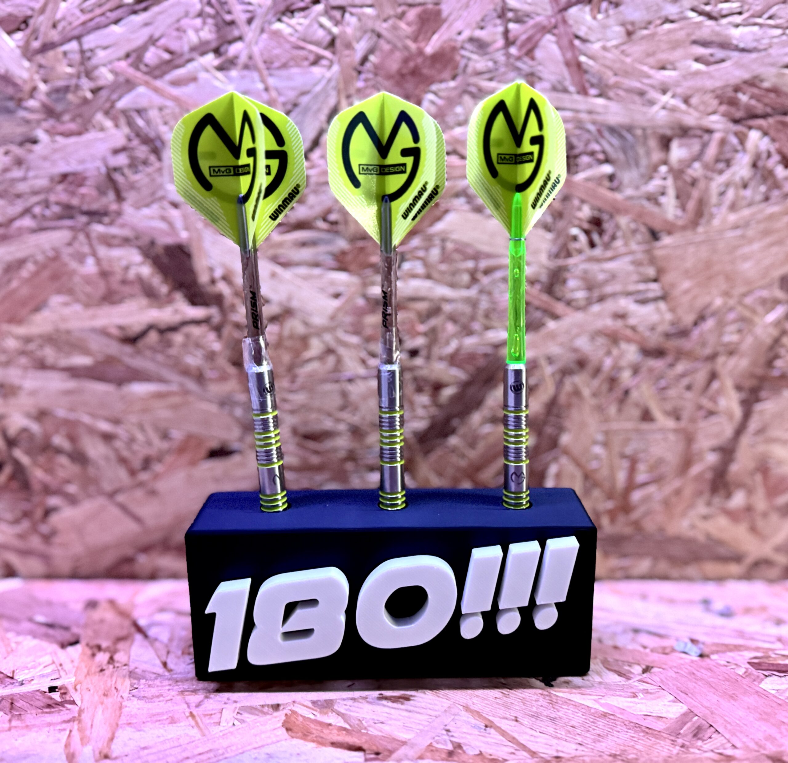 3D-gedruckter Dart-Halter „180!!!“ – Stylische Aufbewahrung für deine Darts – Bild 4