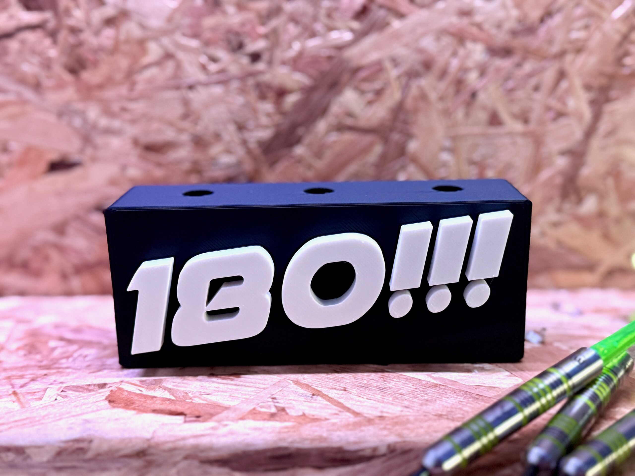 3D-gedruckter Dart-Halter „180!!!“ – Stylische Aufbewahrung für deine Darts – Bild 2