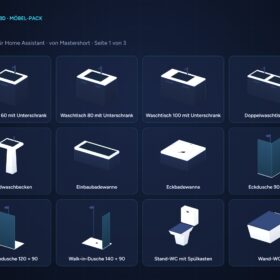 NeonPlan 3D Furniture Pack – Bathroom | Möbel-Pack Bad
