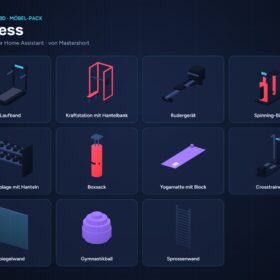 NeonPlan 3D Furniture Pack – Fitness | Möbel-Pack Fitness