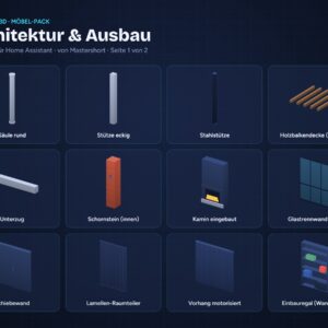NeonPlan 3D Architecture & Fit-out pack overview / Möbel-Pack Architektur & Ausbau Übersicht