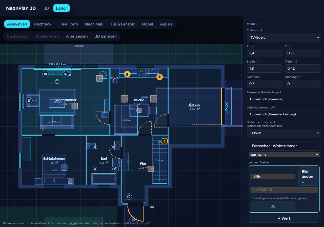 NeonPlan 3D Pro: Live Screens