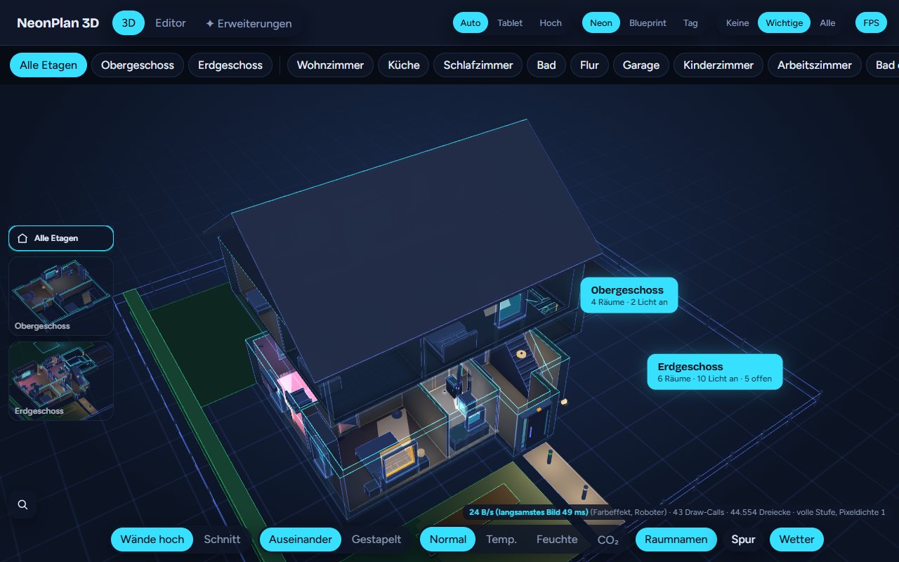 NeonPlan 3D – 3D-Ansicht / 3D view