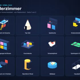 NeonPlan 3D Furniture Pack – Kids’ Room | Möbel-Pack Kinderzimmer