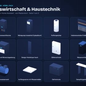 NeonPlan 3D Furniture Pack – Utility & Building Services | Möbel-Pack Hauswirtschaft & Haustechnik