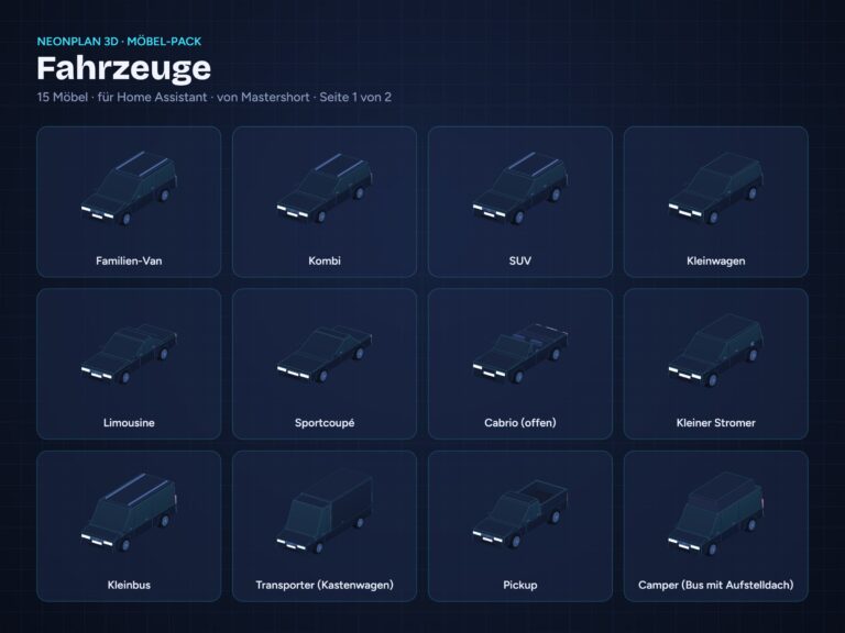 NeonPlan 3D Vehicle Pack | Fahrzeug-Pack