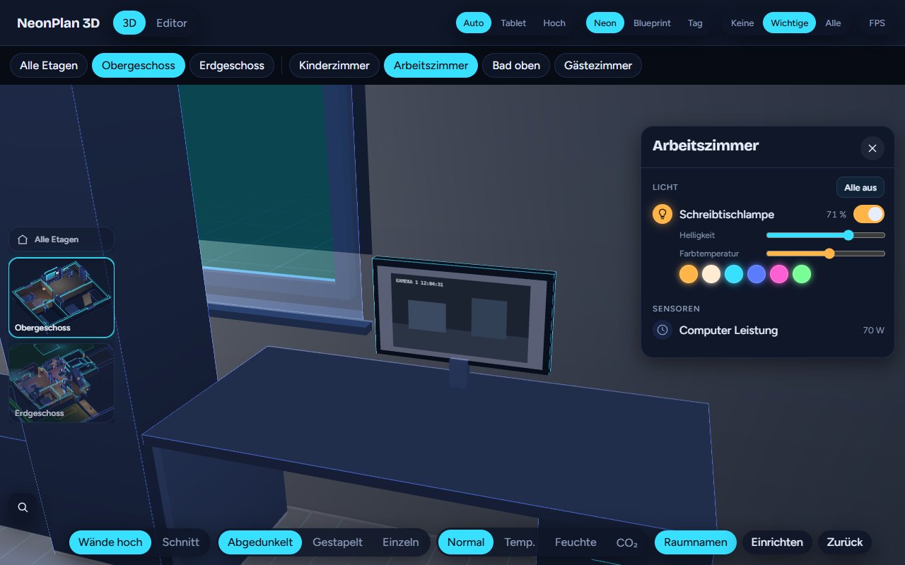 NeonPlan 3D Pro: Live Screens
